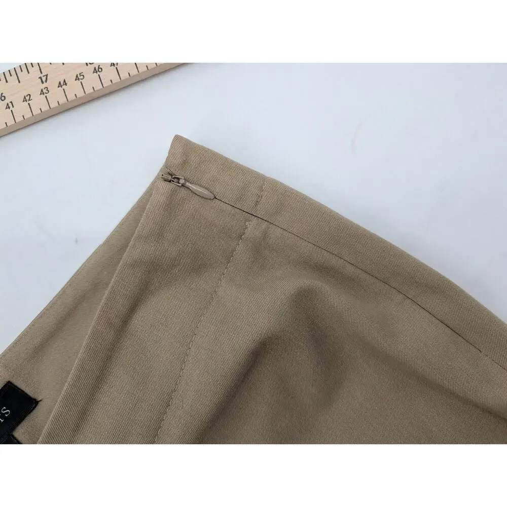 Talbots Heritage Size 6 Tan Pants Career Office Work Basic Staple Capsule **
